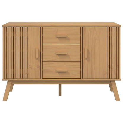 Skänk Brun OLDEN 114x43x73,5 cm massiv furu