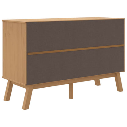 Skänk Brun OLDEN 114x43x73,5 cm massiv furu