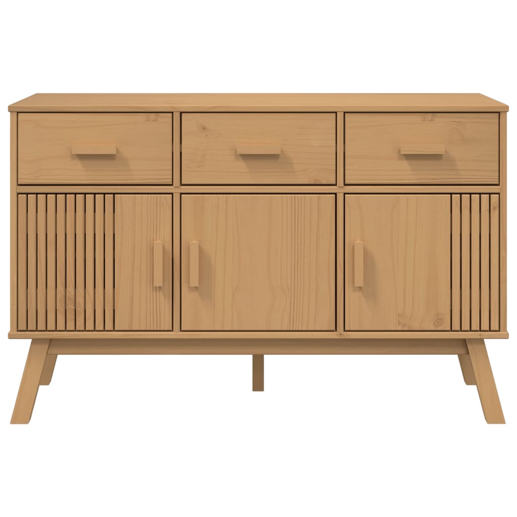 Skänk Brun OLDEN Brun 114x43x73,5 cm massiv furu
