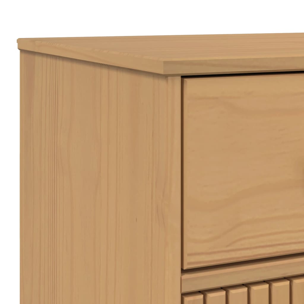 Skänk Brun OLDEN Brun 114x43x73,5 cm massiv furu