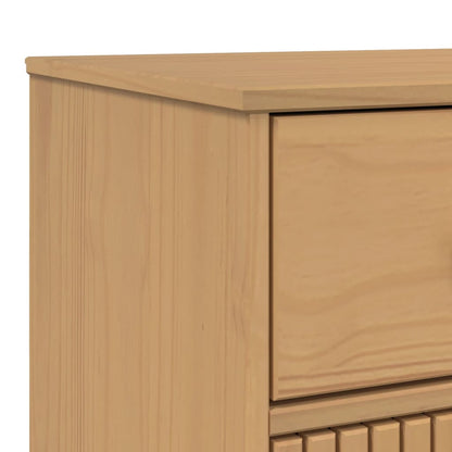 Skänk Brun OLDEN Brun 114x43x73,5 cm massiv furu