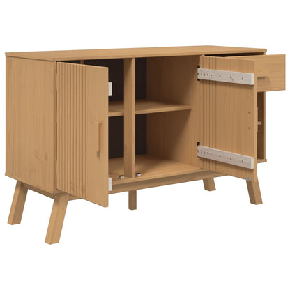 Skänk Brun OLDEN Brun 114x43x73,5 cm massiv furu