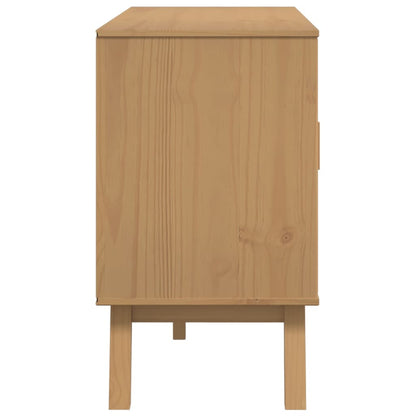 Skänk Brun OLDEN Brun 114x43x73,5 cm massiv furu
