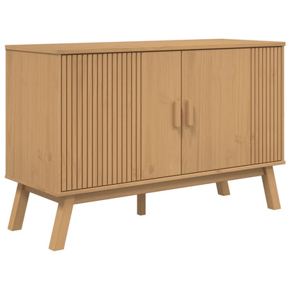 Skänk Brun OLDEN 114x43x73,5 cm massiv furu