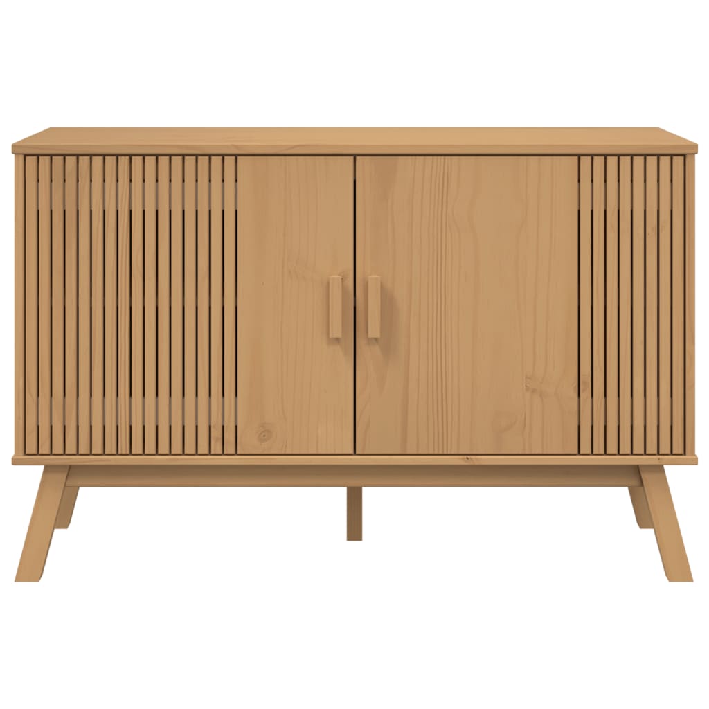Skänk Brun OLDEN 114x43x73,5 cm massiv furu