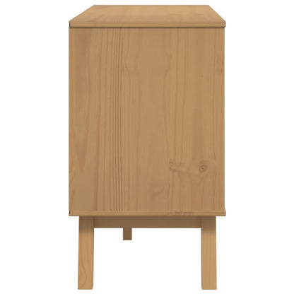 Skänk Brun OLDEN 114x43x73,5 cm massiv furu