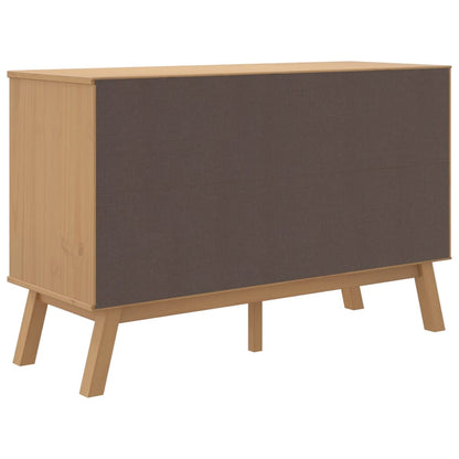 Skänk Brun OLDEN 114x43x73,5 cm massiv furu
