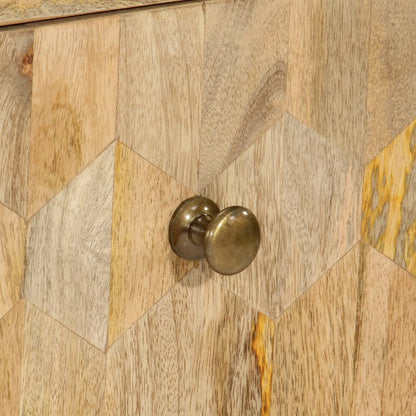 Byrå Trä 70x35x70 cm massivt mangoträ