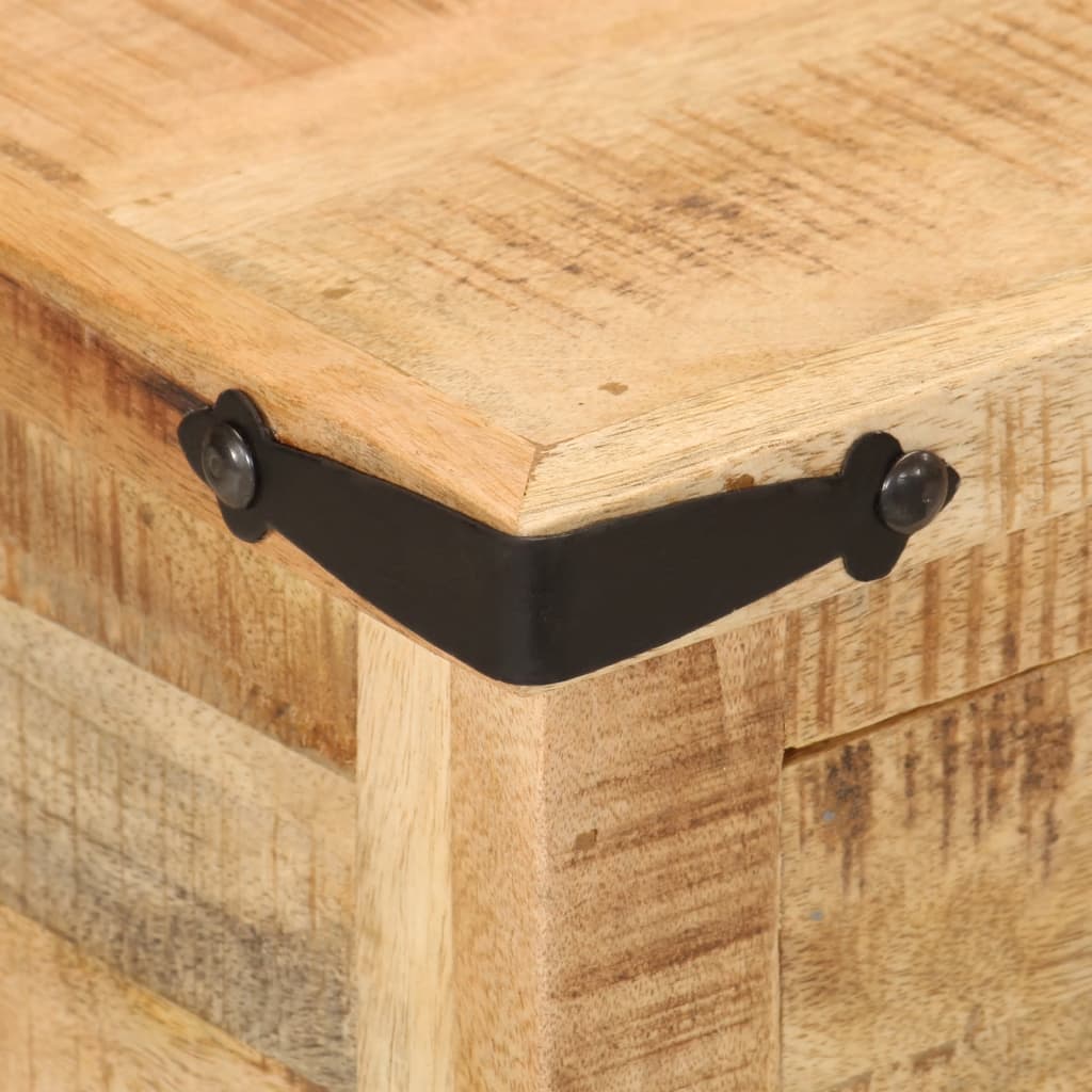 Sängbord Nattduksbord Trä 40x40x50 cm massivt mangoträ