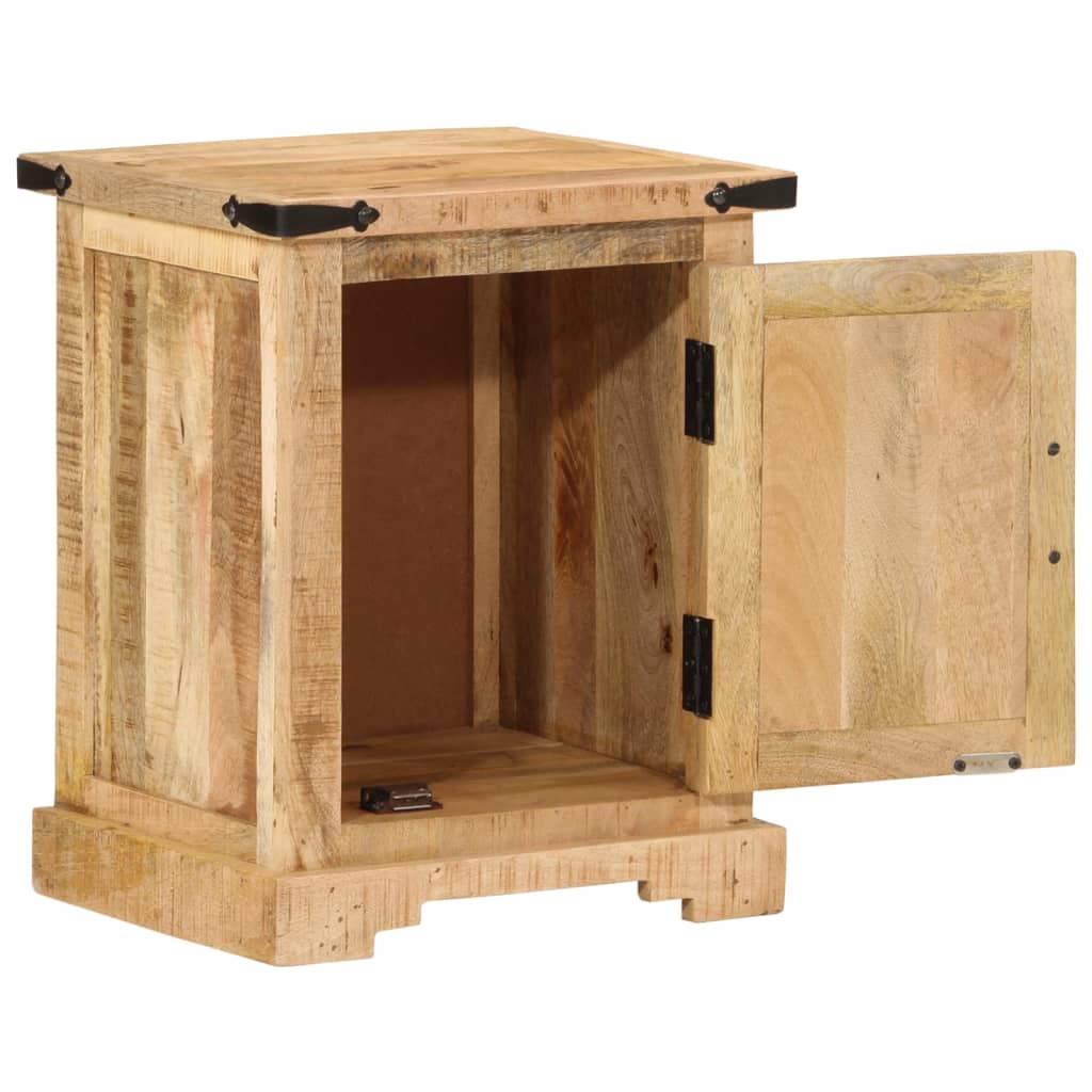 Sängbord Nattduksbord Trä 40x35x50 cm massivt mangoträ