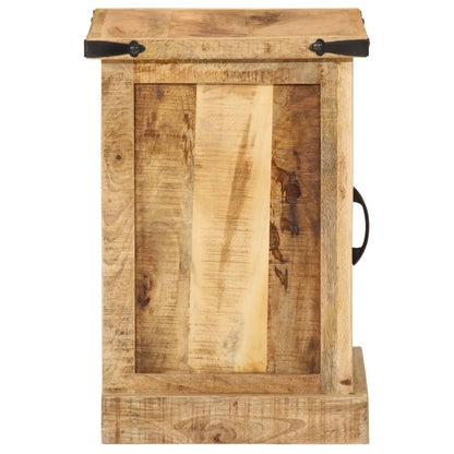 Sängbord Nattduksbord Trä 40x35x50 cm massivt mangoträ