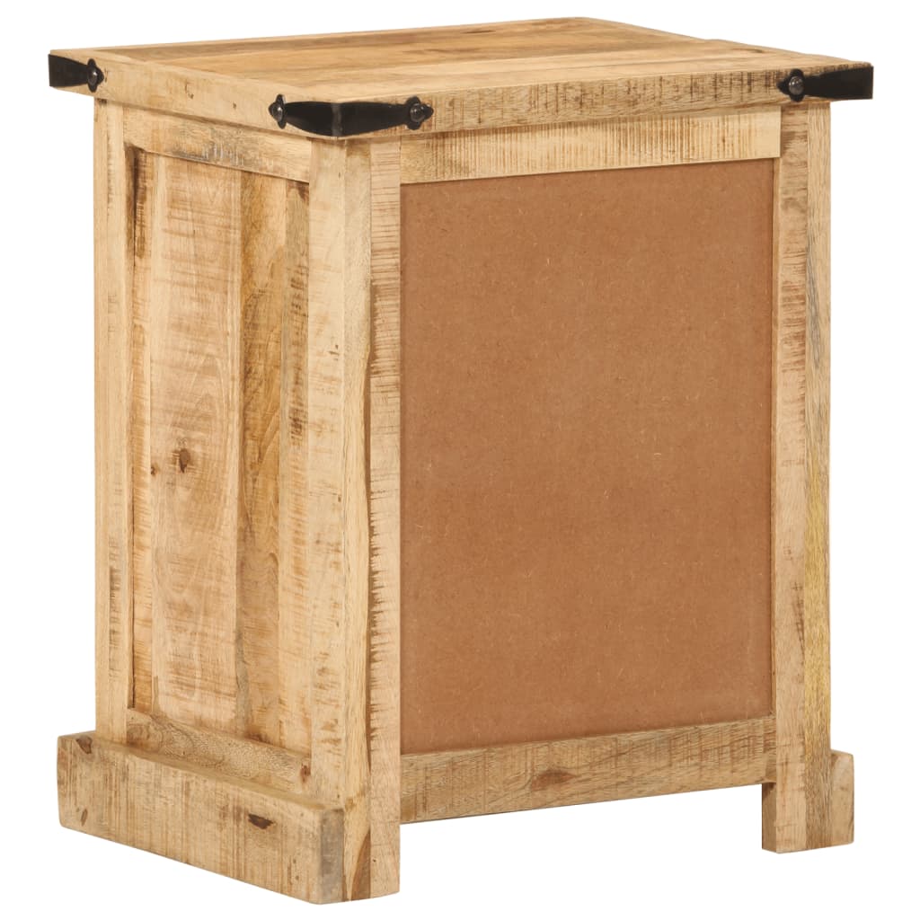 Sängbord Nattduksbord Trä 40x35x50 cm massivt mangoträ