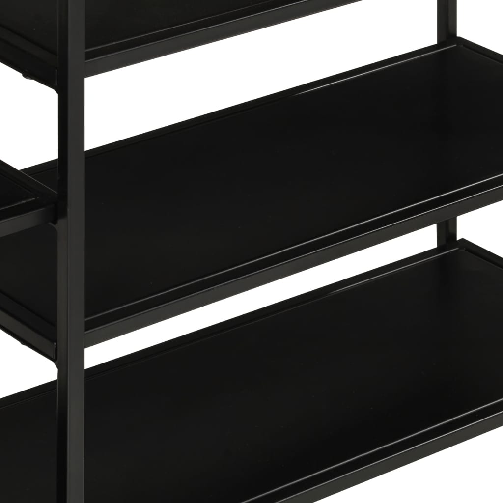 Avlastningsbord Konsollbord Trä 110x30x75 cm massivt grovt mangoträ och järn