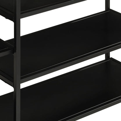 Avlastningsbord Konsollbord Trä 110x30x75 cm massivt grovt mangoträ och järn