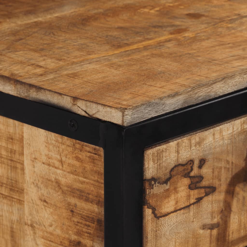 Sängbord Nattduksbord Trä 40x35x40 cm massivt mangoträ