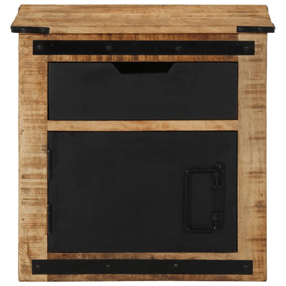 Sängbord Nattduksbord Trä 45x40x45 cm massivt mangoträ