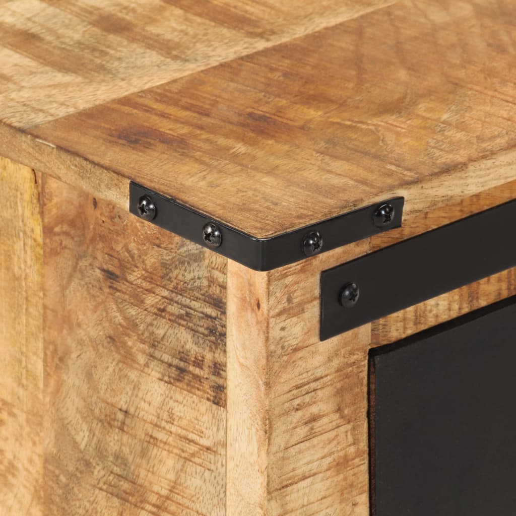 Sängbord Nattduksbord Trä 45x40x45 cm massivt mangoträ