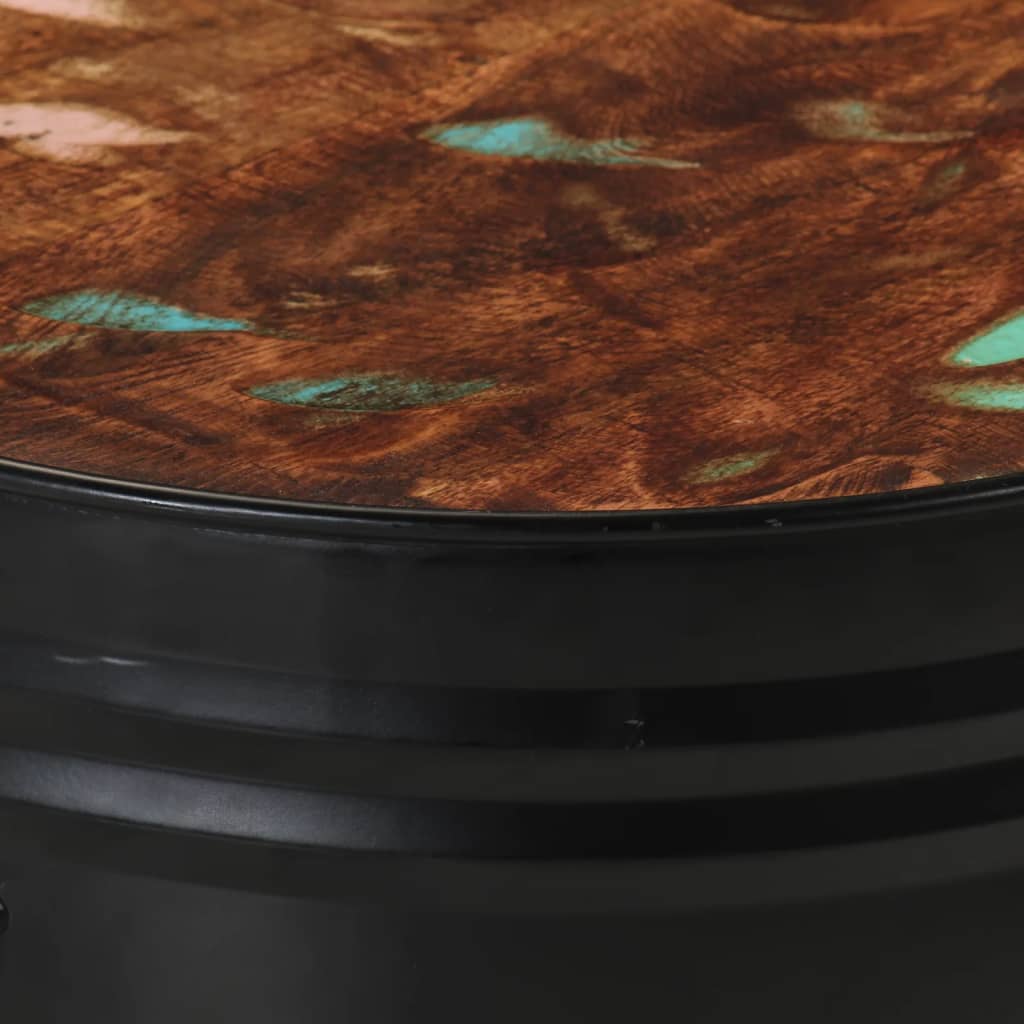 Soffbord DIV. 3 st trumma massivt återvunnet trä