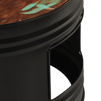 Soffbord DIV. 3 st trumma massivt återvunnet trä