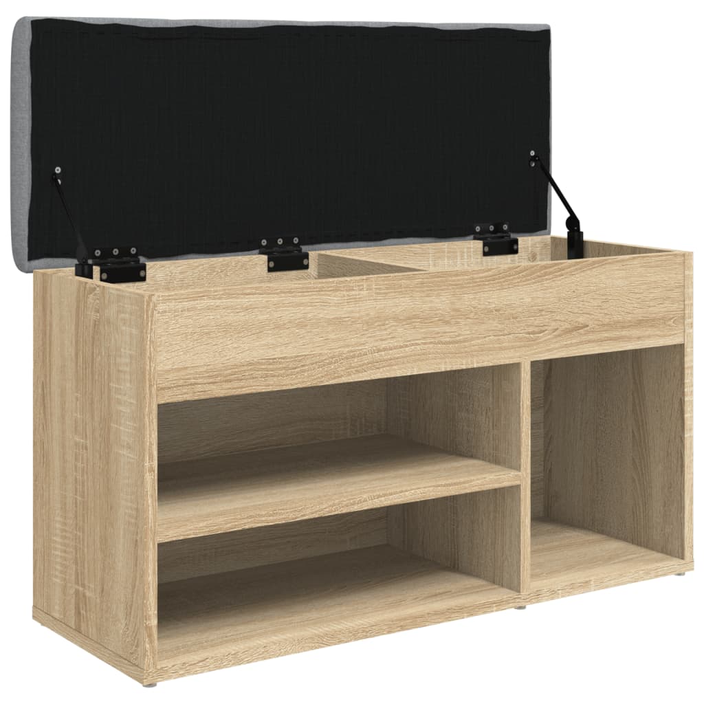 Skoställ Sonoma Ek Skobänk 82x32x45,5 cm
