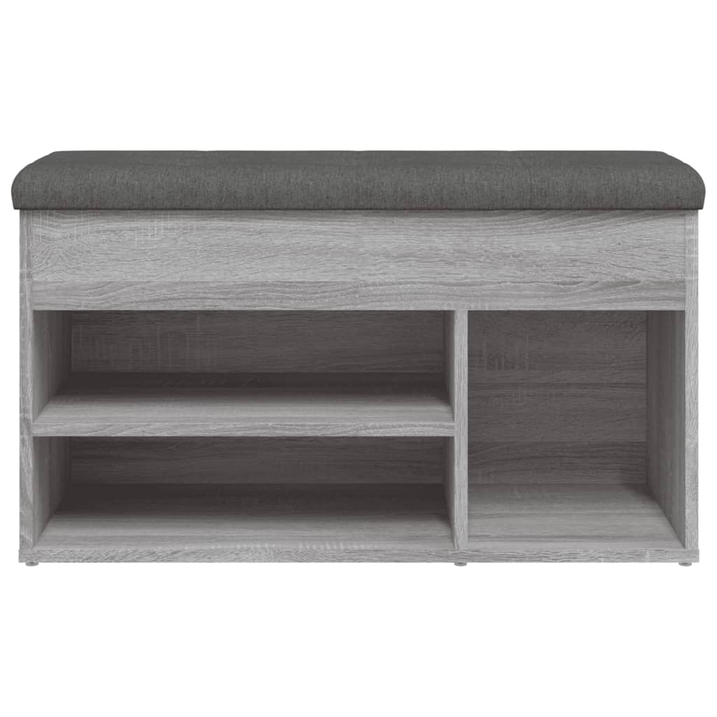 Skoställ Sonoma Grå Skobänk 82x32x45,5 cm