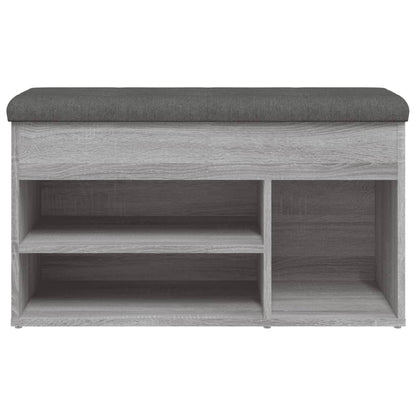 Skoställ Sonoma Grå Skobänk 82x32x45,5 cm