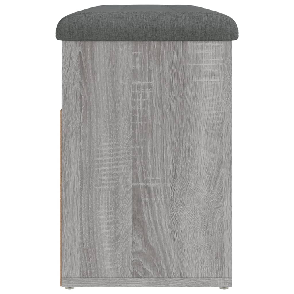 Skoställ Sonoma Grå Skobänk 82x32x45,5 cm