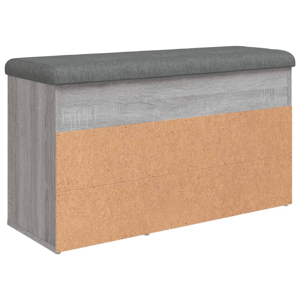 Skoställ Sonoma Grå Skobänk 82x32x45,5 cm