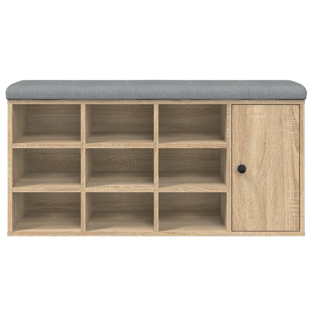 Skoställ Sonoma Ek Skobänk 102x32x50 cm