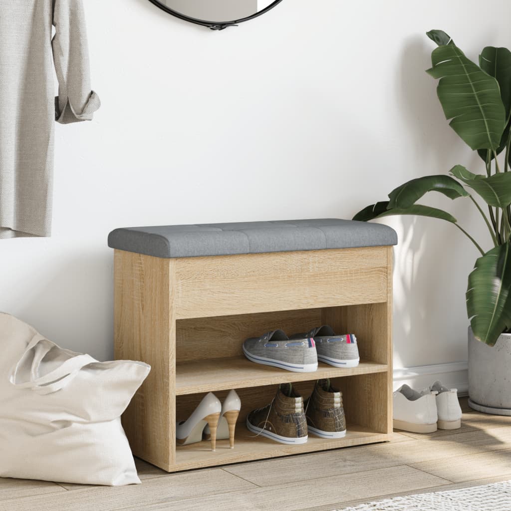 Skoställ Sonoma Ek Skobänk 62x32x50 cm