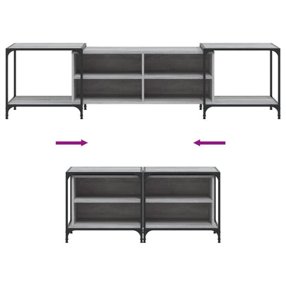 TV-Möbel Sonoma Grå TV-Bänk 203x37x50 cm