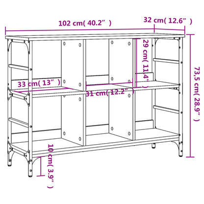 Skänk Sonoma Ek 102x32x73,5 cm Konstruerat trä
