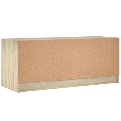 TV-Möbel Sonoma Ek TV-Bänk med glasdörrar 102x37x42 cm