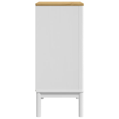 Byrå Vit FLORO massiv furu