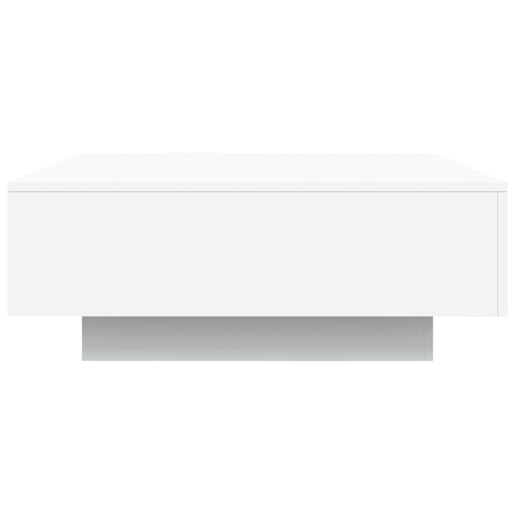 Soffbord Vit LED 80x80x31 cm