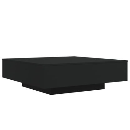 Soffbord Svart LED 100x100x31 cm
