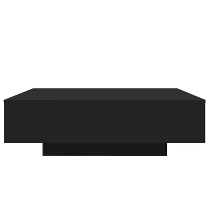 Soffbord Svart LED 100x100x31 cm