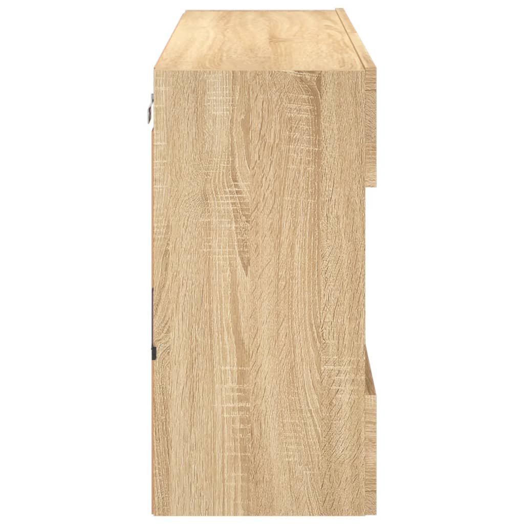 TV-Möbel Sonoma Ek TV-Bänk LED 98,5x30x60,5 cm