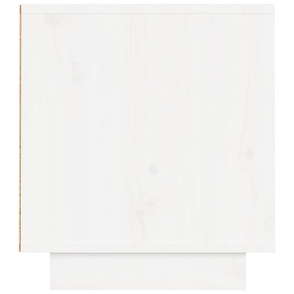 TV-Möbel Vit TV-Bänk 140x35x40 cm massiv furu