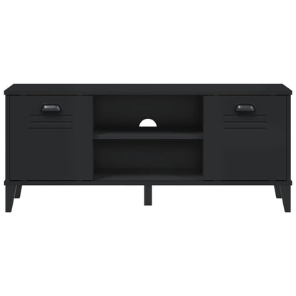 Skoställ Svart Skobänk VIKEN 106x35x45 cm