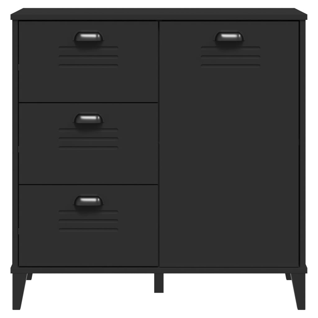 Skänk Svart VIKEN 80x40x80 cm