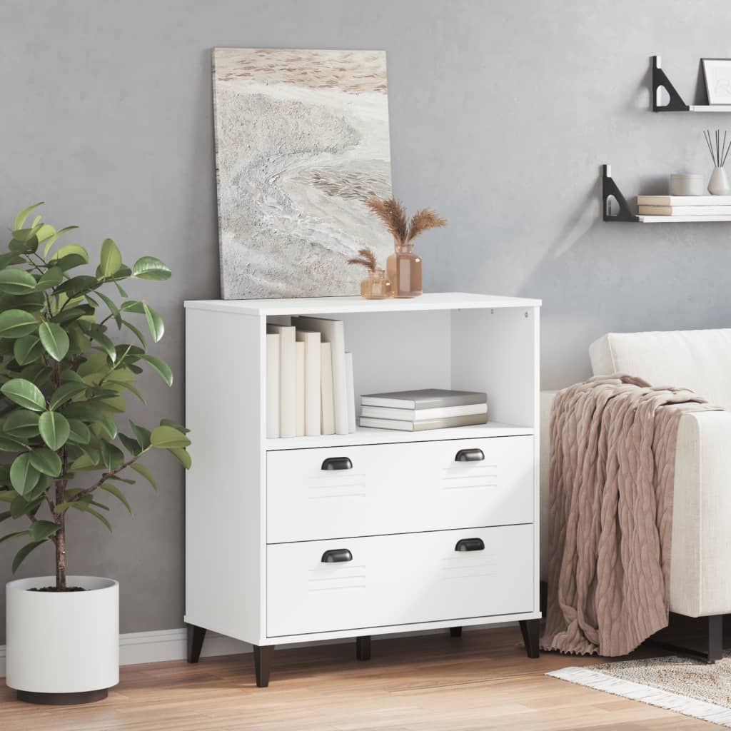 Bokhylla Vit VIKEN 80x40x90 cm