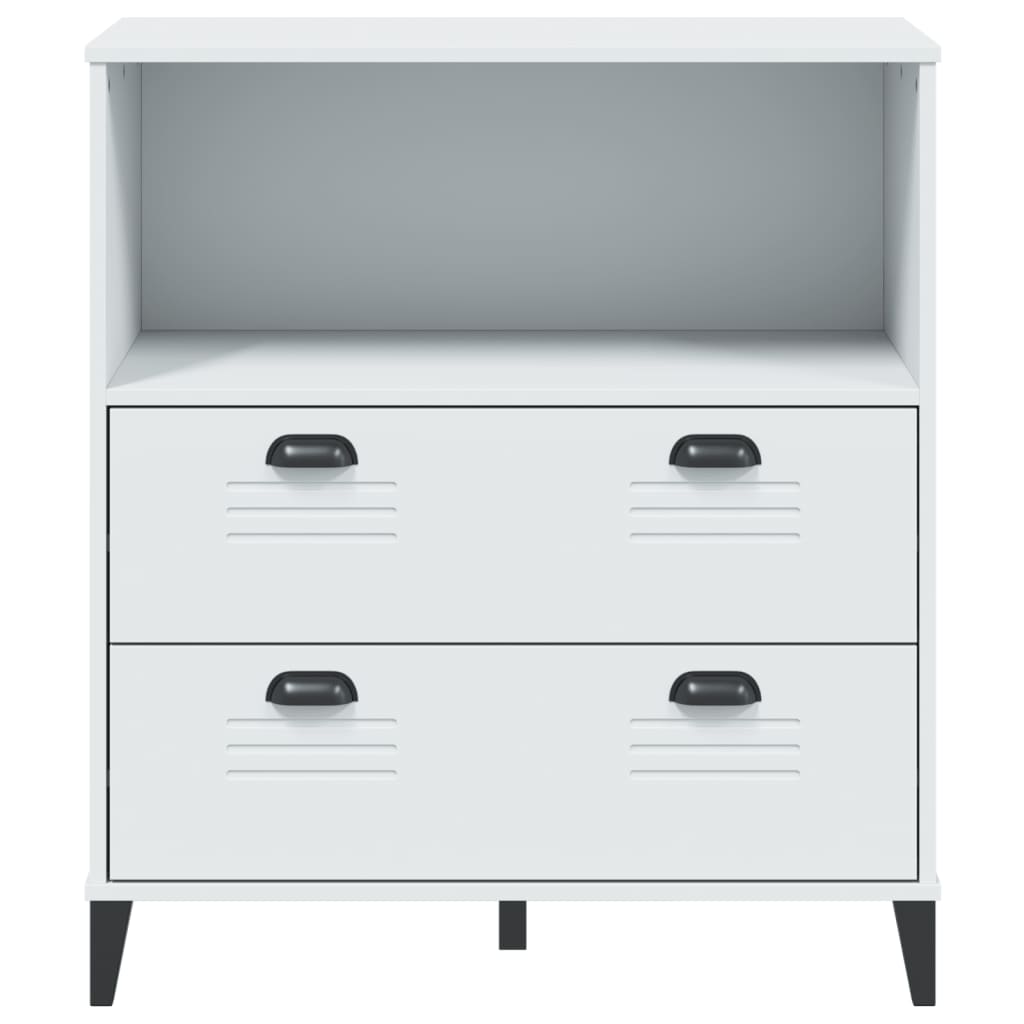 Bokhylla Vit VIKEN 80x40x90 cm