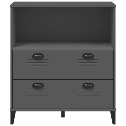 Bokhylla Grå VIKEN antracitgrå 80x40x90 cm