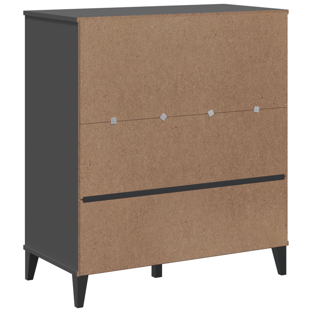 Bokhylla Grå VIKEN antracitgrå 80x40x90 cm