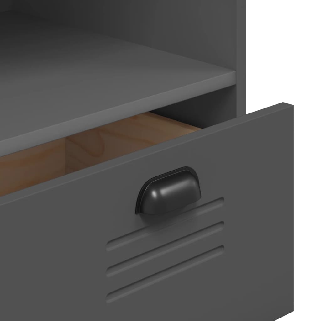 Bokhylla Grå VIKEN antracitgrå 80x40x90 cm