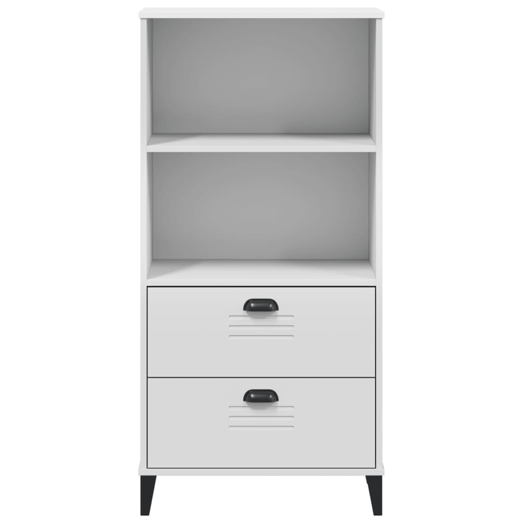 Bokhylla Vit VIGO 60x35x123 cm