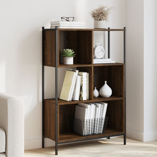 Bokhylla Brun Ek 72x28x109 cm