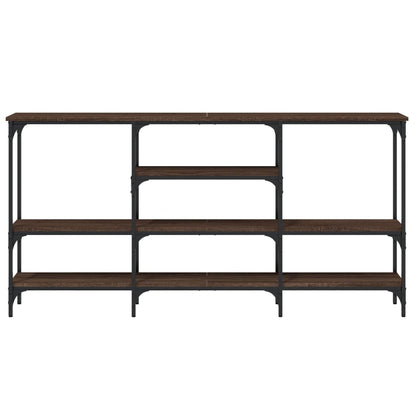 Avlastningsbord Konsollbord Brun Ek 160x29x80 cm