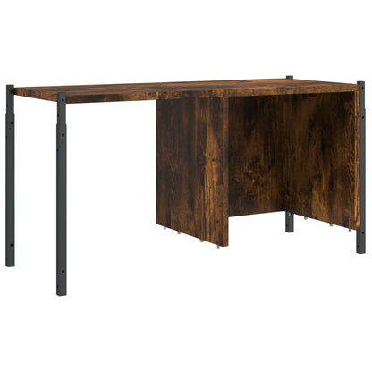 Bokhylla Rökfärgad Ek 72x28x172 cm